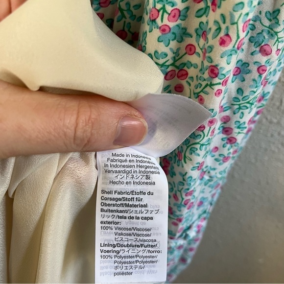 J. CREW Puff-Sleeve Midi Dress in Floral AO886 - Picture 13 of 15